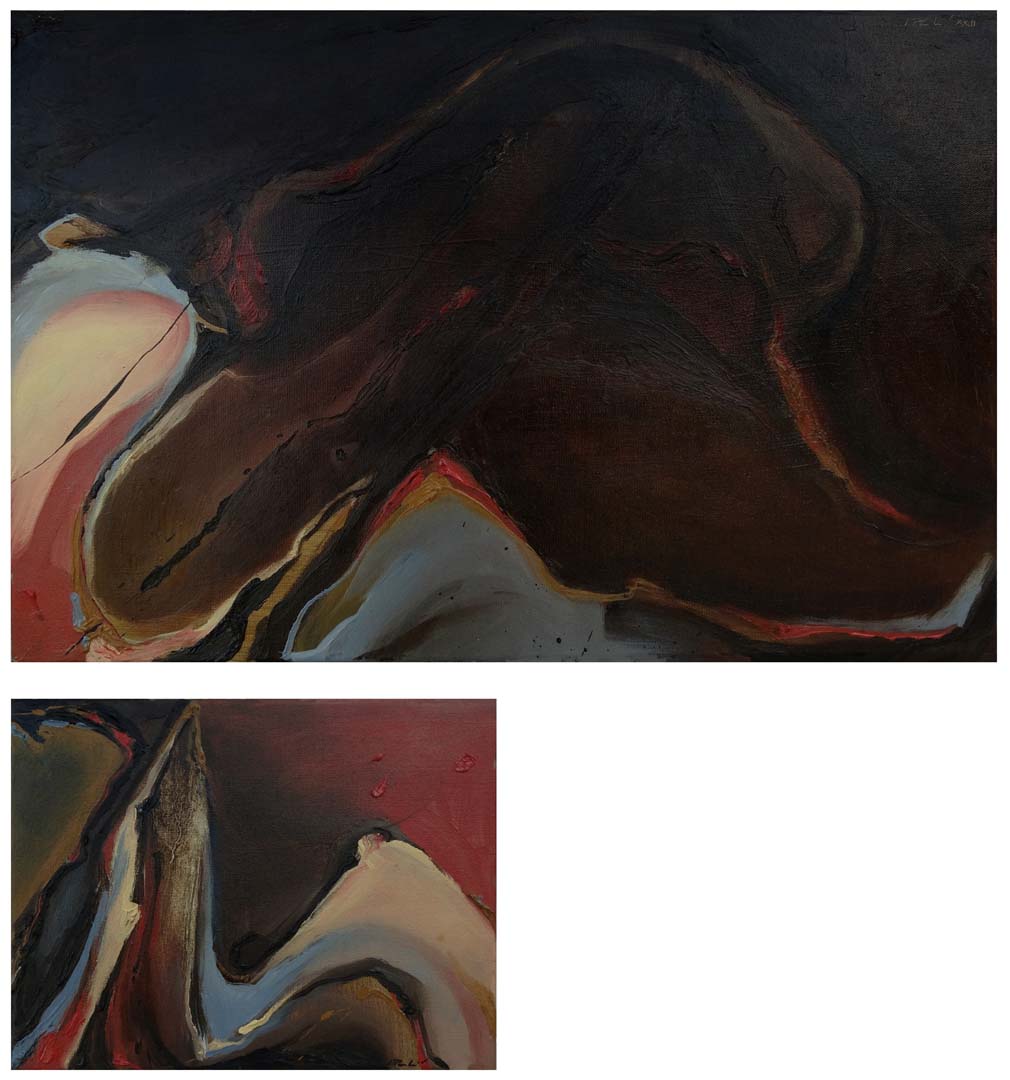 Final Destination(DIPTICH), oil on canvas, 2022, 60x40cm