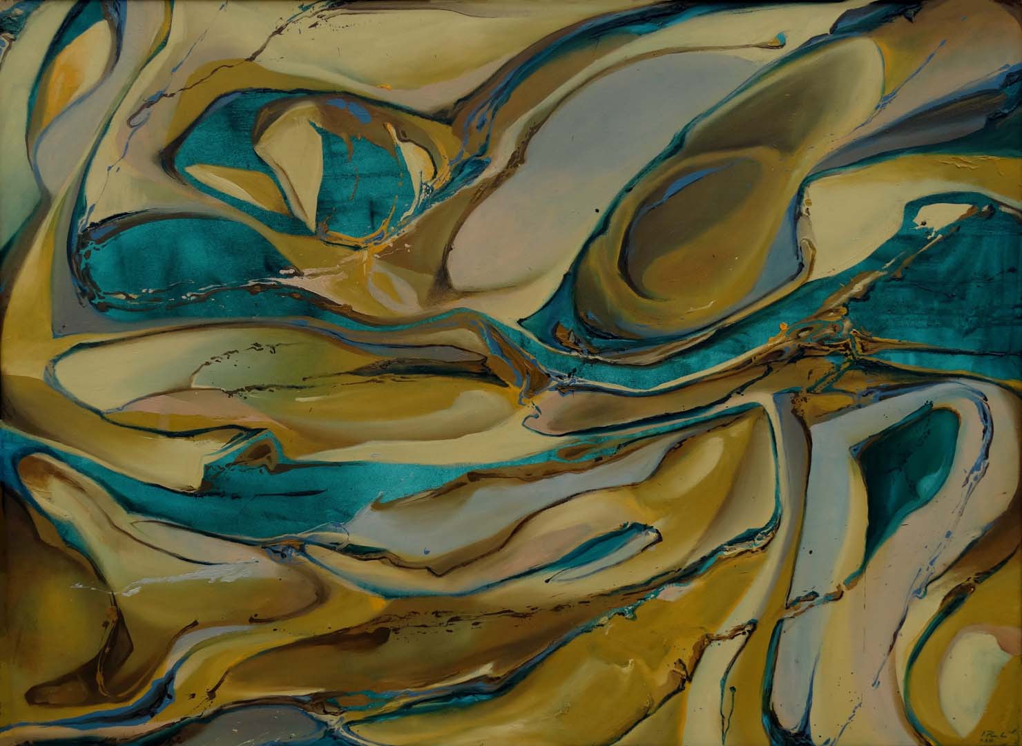 Semi-Autumn, oil on canvas, 2022 , 150x110cm
